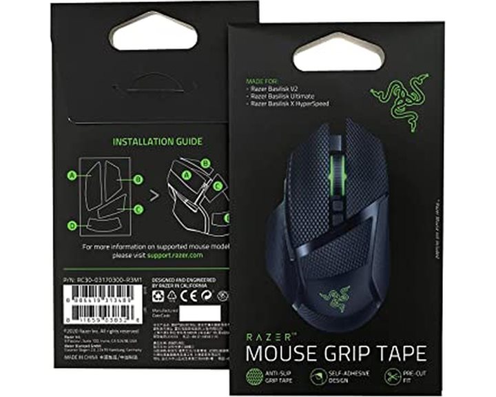 Razer Mouse GRIP TAPE - Basilisk Ultimate/Basilisk V2/Basilisk X HyperSpeed Edition