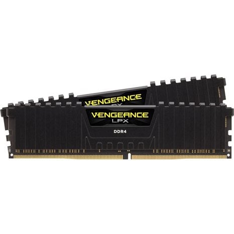 CORSAIR RAM DIMM XMS4 KIT 2x16GB CMK32GX4M2E3200C16, DDR4, 3200MHz, LATENCY 16-20-20-38, 1.35V, VENGEANCE LPX, XMP 2.0, BLACK, LTW.