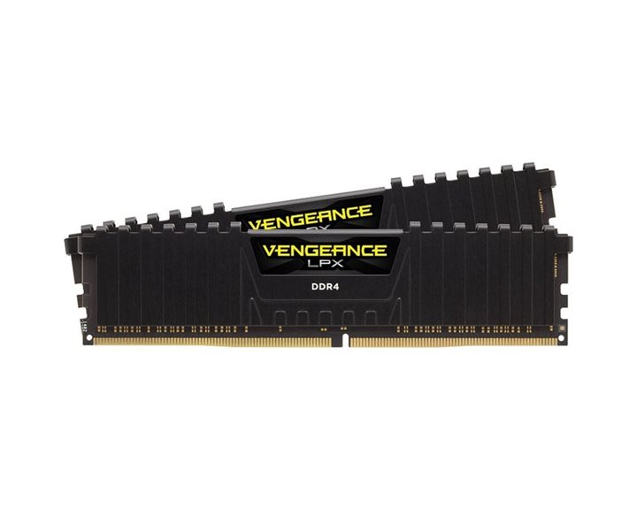CORSAIR RAM DIMM XMS4 KIT 2x16GB CMK32GX4M2E3200C16, DDR4, 3200MHz, LATENCY 16-20-20-38, 1.35V, VENGEANCE LPX, XMP 2.0, BLACK, LTW.