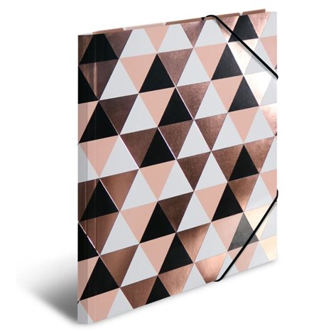 Ντοσιέ Με Λάστιχο Χάρτινο Herma A4 Rose Gold 19318