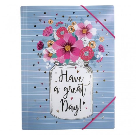 Ντοσιέ Με Λάστιχο PP Herma A4 Twinkle Greatday 19386