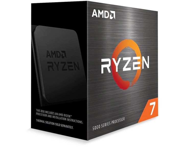 AMD CPU RYZEN 7 5800X, 8C/16T, 3.8-4.7GHz, CACHE 4MB L2+32MB L3, SOCKET AM4, BOX, 3YW. 100-100000063WOF
