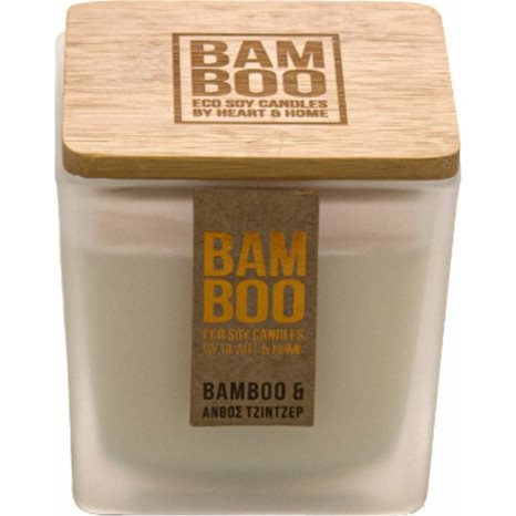 Κερί Bamboo Bamboo & Ανθος Bamboo και Ανθος Τζίντζερ 210gr