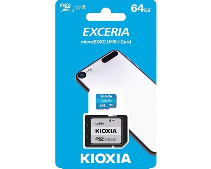 Kioxia MicroSD 64GB With Adapter M203 LMEX1L064GG2