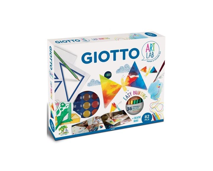 Σετ Δημιουργίας Giotto Art Lab Paper & Colors Set Easy Painting + Creative Book