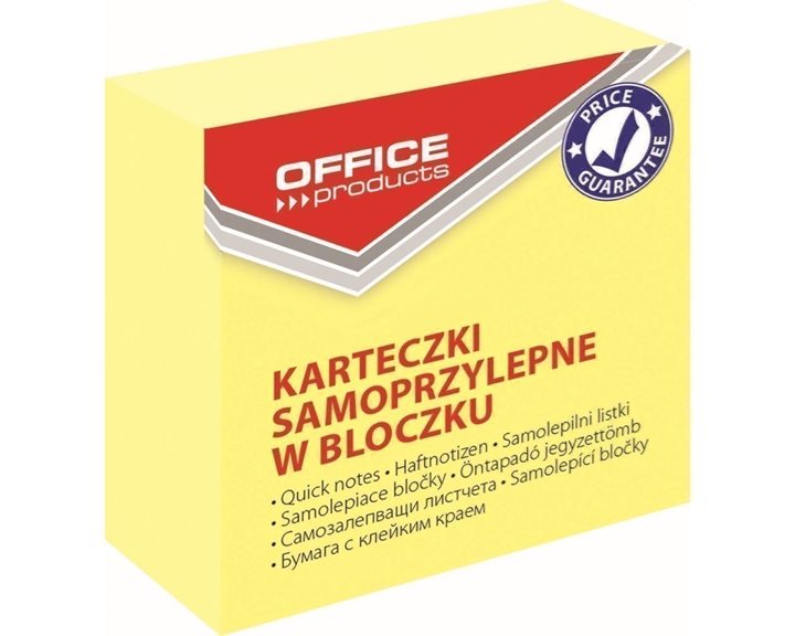 Κύβος Αυτοκόλητος Office 51x51mm 400φ. Κίτρινος 14048411-06