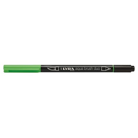 Μαρκαδόρος- Πινέλο Lyra Aqua Brush Duo Brilliant Green 6520056