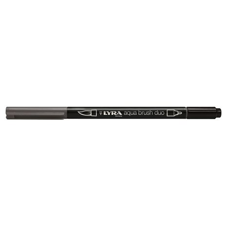 Μαρκαδόρος- Πινέλο Lyra Aqua Brush Duo Warm Grey Silver 6520196