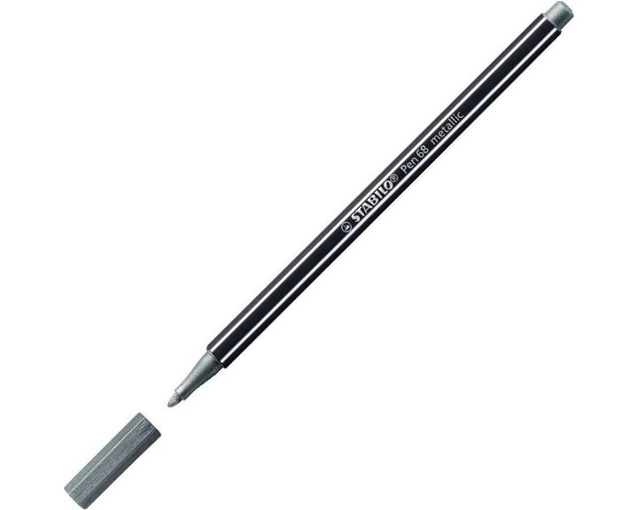 Μαρκαδόρος Stabilo 68/805 Metalic Ασημί