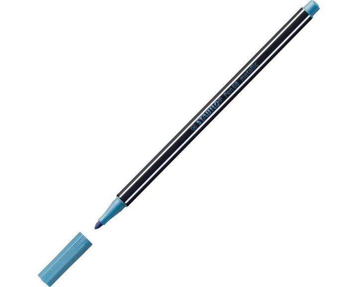 Μαρκαδόρος Stabilo 68/841 Metalic Γαλάζιο