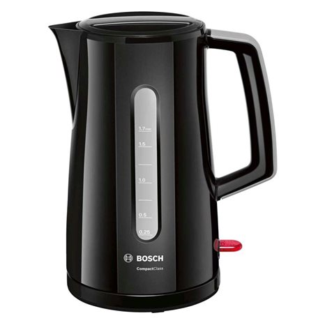 Bosch Βραστήρας 2400W 1.7lt Μαύρο (TWK3A013)