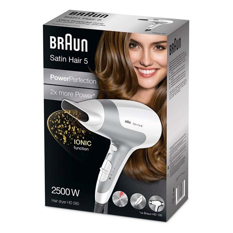 Σεσουάρ Μαλλιών Braun Satin Hair 5 Power Perfection Solo (HD580) (BRAHD580)