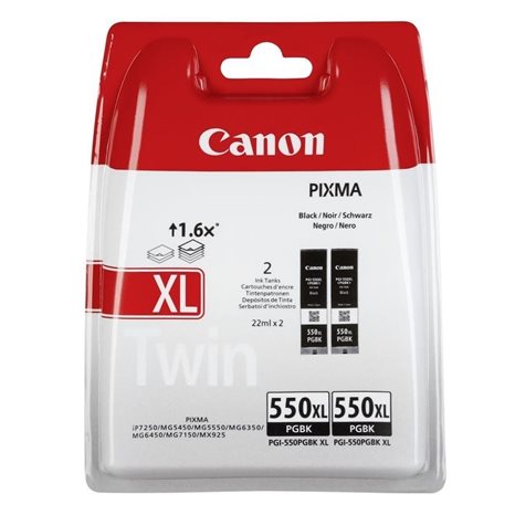Μελάνι Canon PGI-550 PGBK XL Twin Pack