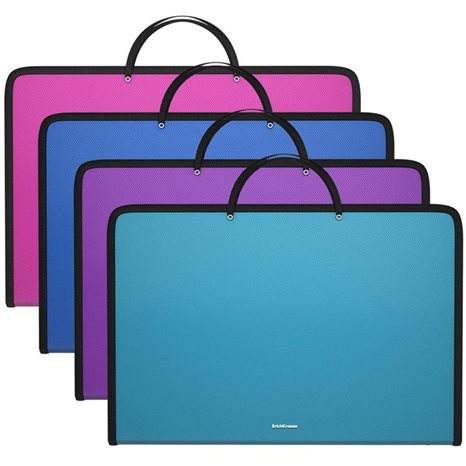Τσάντα Σχεδίου Α3 Erichkrause με Φερμουάρ Διιάφορα Χρώματα 46996