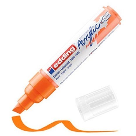 Μαρκαδόρος Edding 5000 Ακρυλικός 5-10mm Neon Orange 066