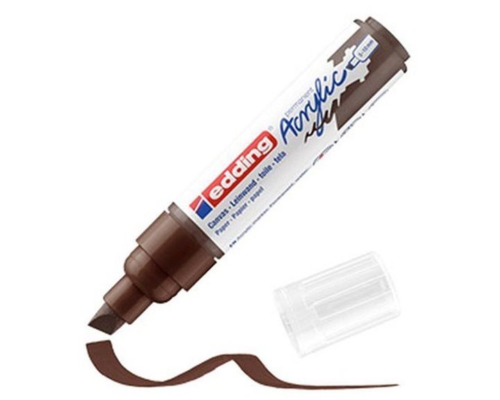 Μαρκαδόρος Edding 5000 Ακρυλικός 5-10mm Chocolate Brown 907
