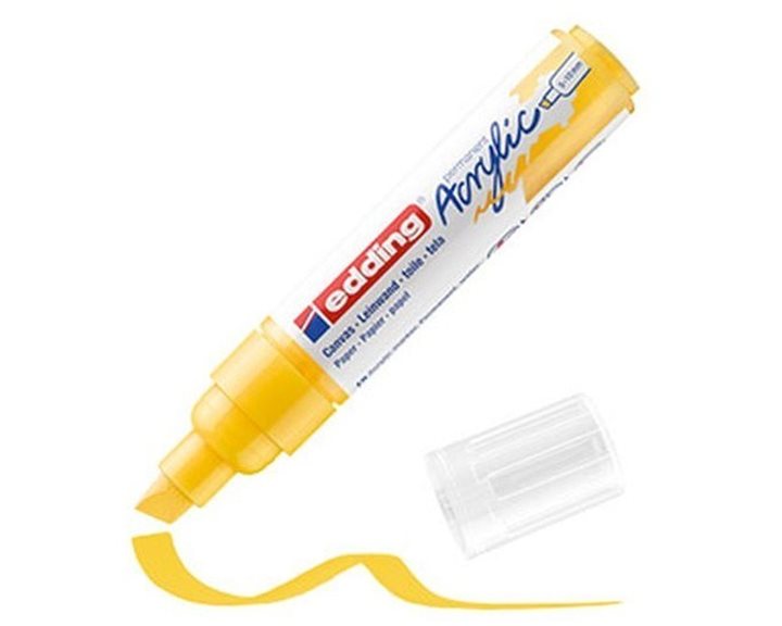 Μαρκαδόρος Edding 5000 Ακρυλικός 5-10mm Traffic Yellow 905