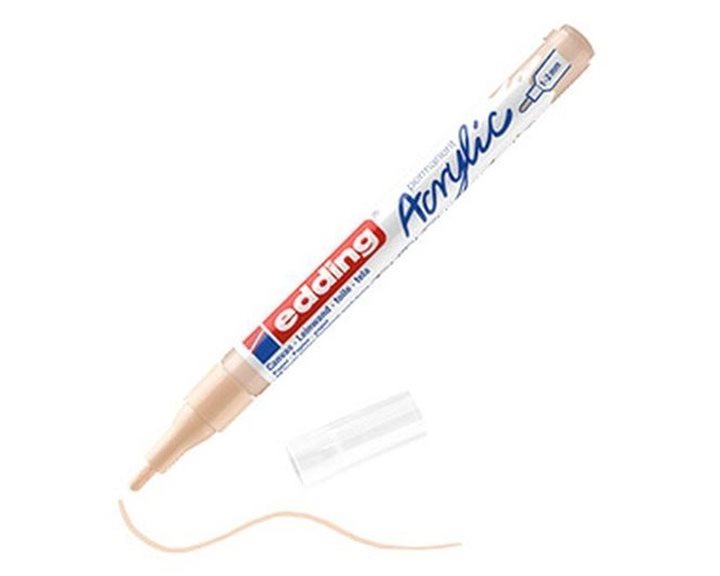 Μαρκαδόρος Edding 5300 Ακρυλικός 1-2mm Fine Warm Beige 255