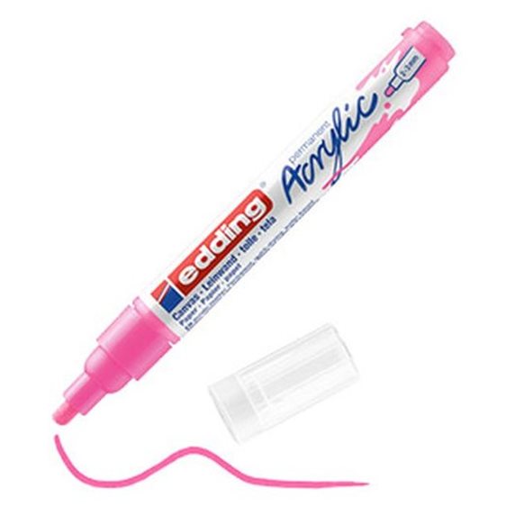 Μαρκαδόρος Edding 5100 Ακρυλικός 2-3mm Medium Neon Pink 069