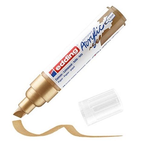 Μαρκαδόρος Edding 5000 Ακρυλικός 5-10mm Rich Gold 924