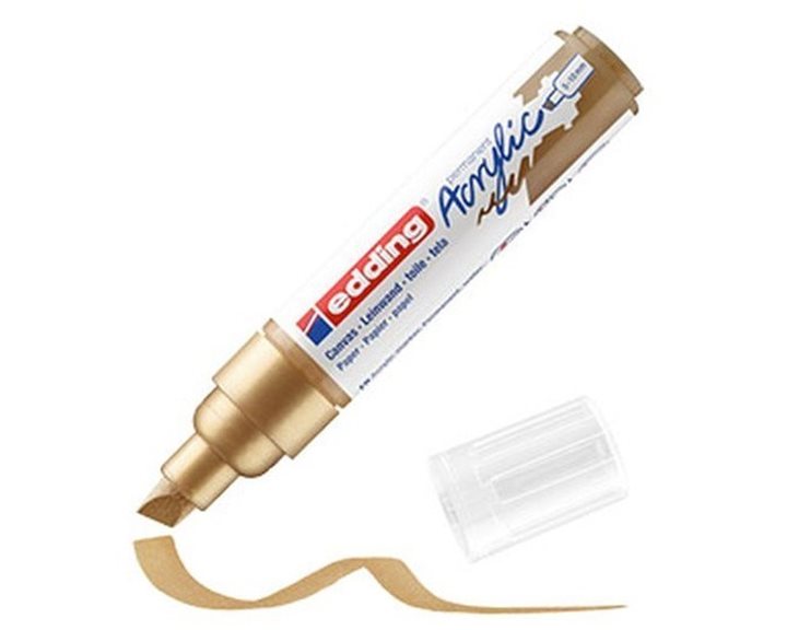 Μαρκαδόρος Edding 5000 Ακρυλικός 5-10mm Rich Gold 924