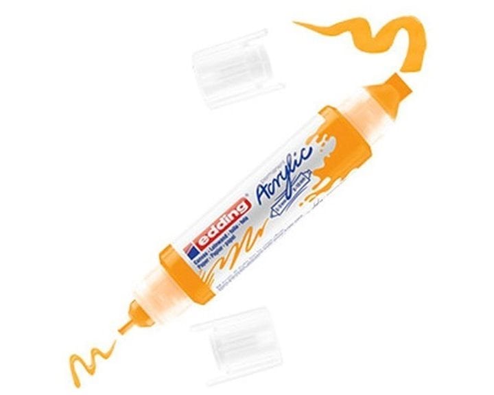 Μαρκαδόρος Edding 5400 Ακρυλικός Διπλός 2-3/5-10mm Sunny Yellow 906