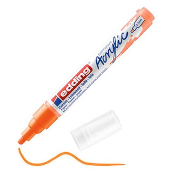 Μαρκαδόρος Edding 5100 Ακρυλικός 2-3mm Medium Neon Orange 066