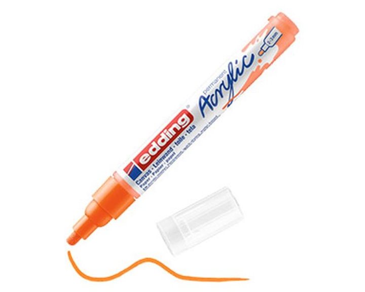 Μαρκαδόρος Edding 5100 Ακρυλικός 2-3mm Medium Neon Orange 066
