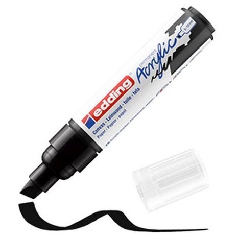 Μαρκαδόρος Edding 5000 Ακρυλικός 5-10mm Black 901