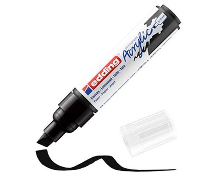 Μαρκαδόρος Edding 5000 Ακρυλικός 5-10mm Black 901