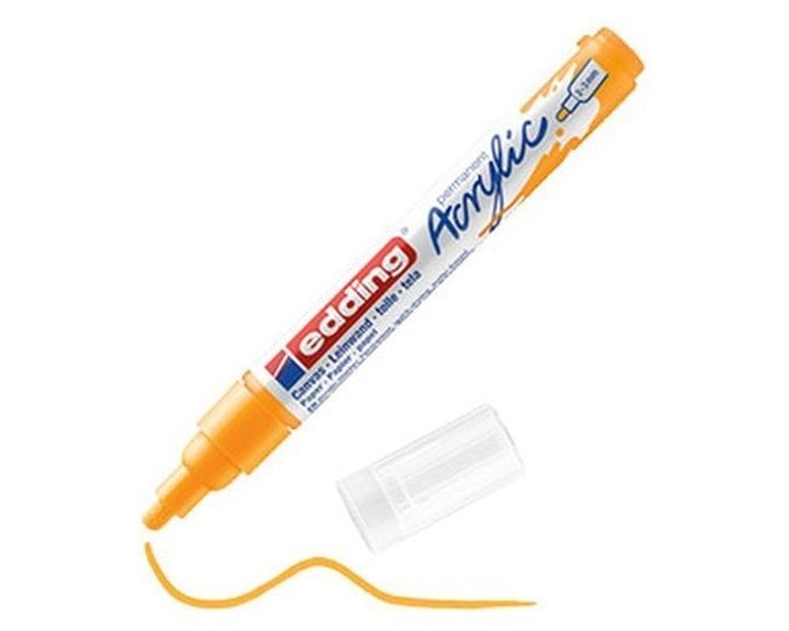 Μαρκαδόρος Edding 5100 Ακρυλικός 2-3mm Medium Sunny Yellow 906
