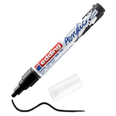 Μαρκαδόρος Edding 5100 Ακρυλικός 2-3mm Medium Black 901