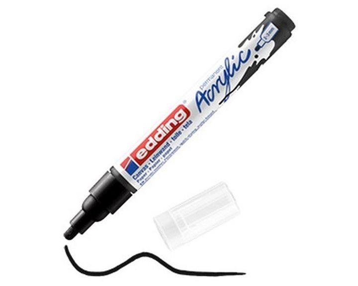 Μαρκαδόρος Edding 5100 Ακρυλικός 2-3mm Medium Black 901