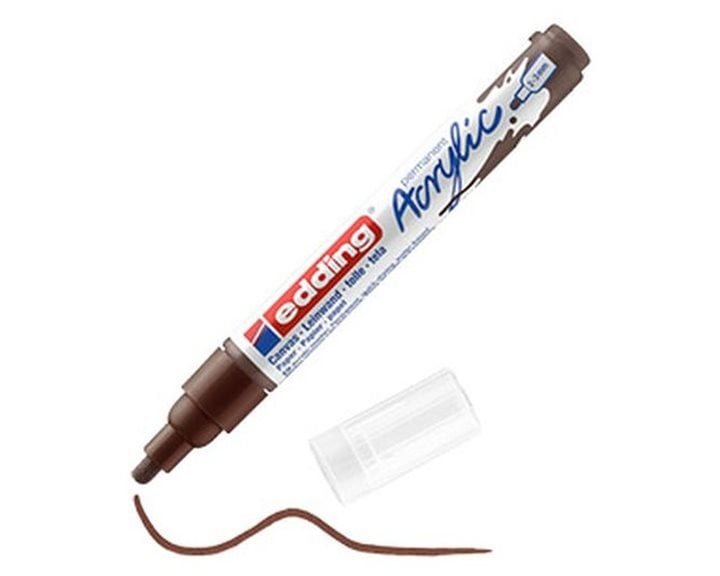 Μαρκαδόρος Edding 5100 Ακρυλικός 2-3mm Medium Chocolate Brown 907