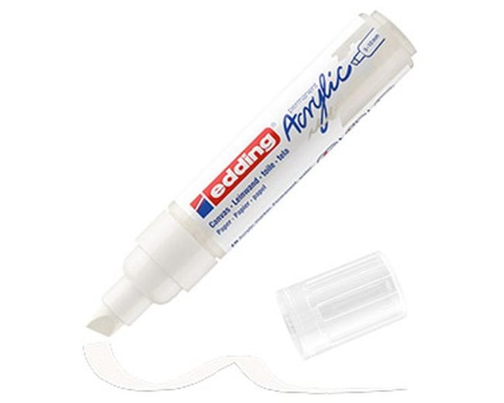 Μαρκαδόρος Edding 5000 Ακρυλικός 5-10mm Traffic White 922