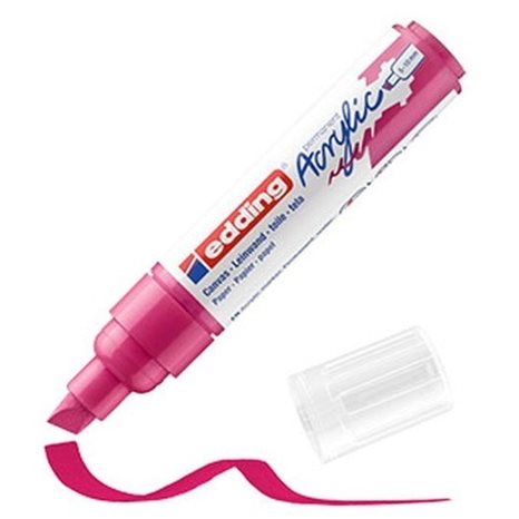 Μαρκαδόρος Edding 5000 Ακρυλικός 5-10mm Telemagenta 909