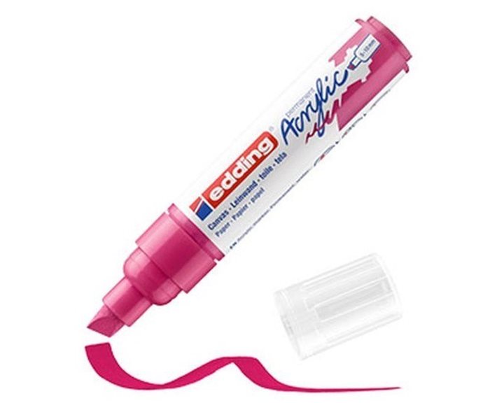 Μαρκαδόρος Edding 5000 Ακρυλικός 5-10mm Telemagenta 909