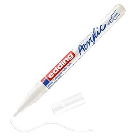 Μαρκαδόρος Edding 5300 Ακρυλικός 1-2mm Fine Traffic White 922