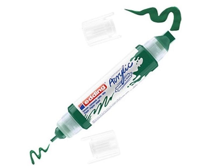 Μαρκαδόρος Edding 5400 Ακρυλικός Διπλός 2-3/5-10mm Moss Green 904