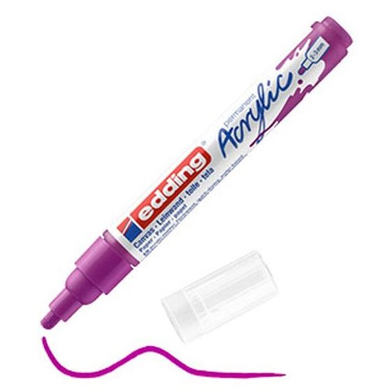 Μαρκαδόρος Edding 5100 Ακρυλικός 2-3mm Medium Berry 910