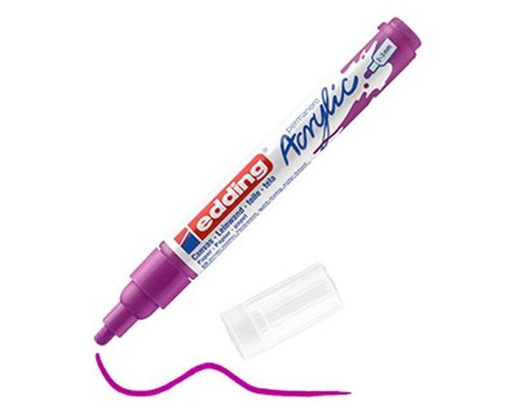 Μαρκαδόρος Edding 5100 Ακρυλικός 2-3mm Medium Berry 910