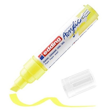 Μαρκαδόρος Edding 5000 Ακρυλικός 5-10mm Neon Yellow 065