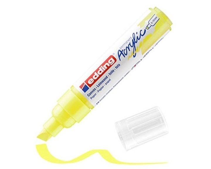 Μαρκαδόρος Edding 5000 Ακρυλικός 5-10mm Neon Yellow 065