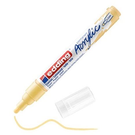 Μαρκαδόρος Edding 5100 Ακρυλικός 2-3mm Medium Pastel Yellow 915