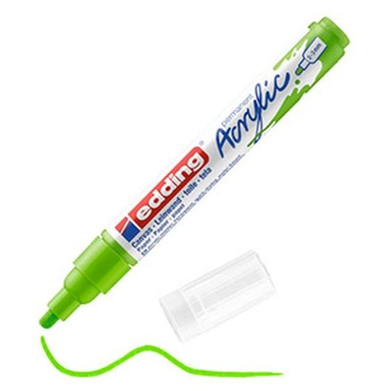 Μαρκαδόρος Edding 5100 Ακρυλικός 2-3mm Medium Yellow Green 927