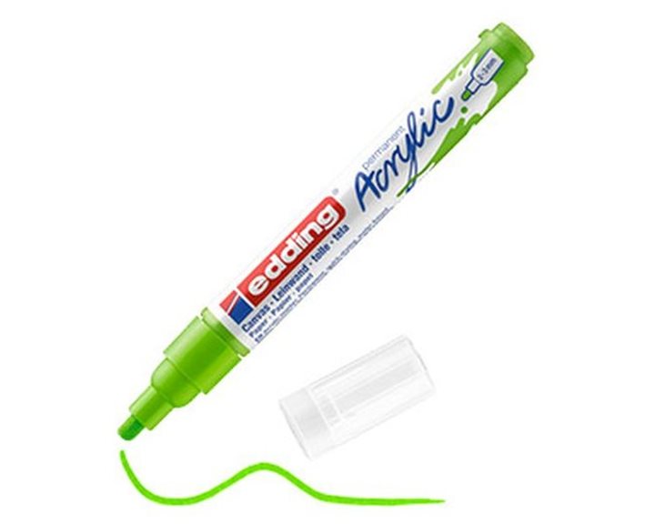 Μαρκαδόρος Edding 5100 Ακρυλικός 2-3mm Medium Yellow Green 927