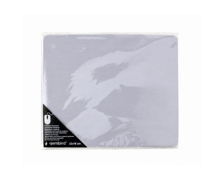 Gembird Printable Mousepad White Size Small
