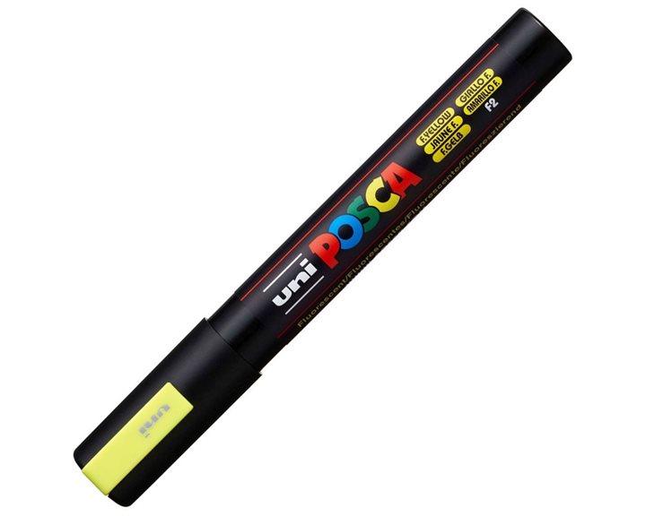 Μαρκαδόρος UNI Posca PC-5M Straw Yellow Άχυρο Κίτρινο