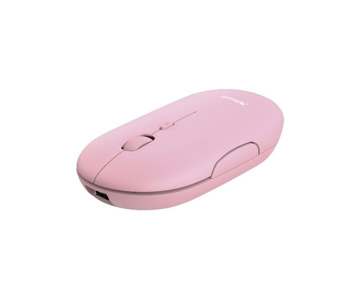 Trust Puck Rechargeable Bluetooth Wireless Mouse - pink (24125) (TRS24125)