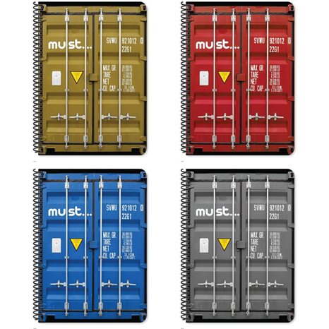 Τετράδιο Σπιράλ Must 17x25 4Θ 120Φ Gargo 584248